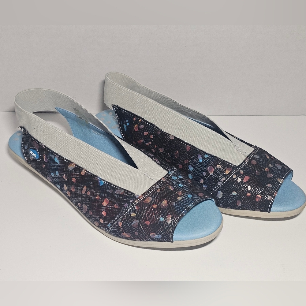 Cloud Caliber Grey Bubbles Women's Slingback Sandals - Picture 2 of 6
